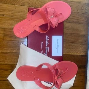 Salvatore Ferragamo Bali Jelly Thong Sandal